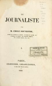 Cover of: Le journaliste