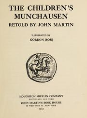 Cover of: The Children's munchausen by John Martin