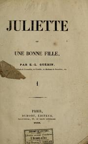 Cover of: Juliette: ou, Une bonne fille