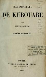 Cover of: Mademoiselle de Kérouare