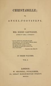 Cover of: Christabelle; or, Angel-footsteps.