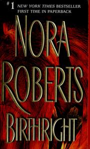 Cover of: Birthright by Nora Roberts.