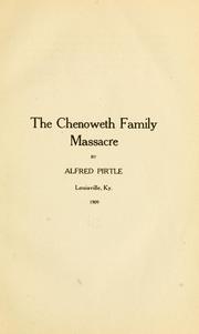 Chenoweth massacre by Kentucky Historical Society.