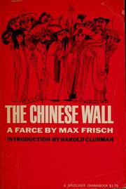 Cover of: The Chinese wall: (Die chinesische Mauer)
