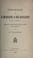 Cover of: Chronique des Almohades & des Hafçides, attribuée a Zerkechi, traduction française d'après l'édition de Tunis et trois manuscrits