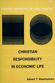 Cover of: Christian responsibility in economic life.