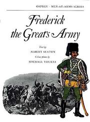 Cover of: Frederick the Great's army