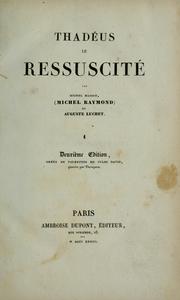 Cover of: Thadéus le réssuscité