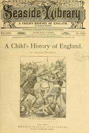 Cover of: A child's history of England. by 