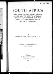 Cover of: South Africa by by George M'CallTheal.