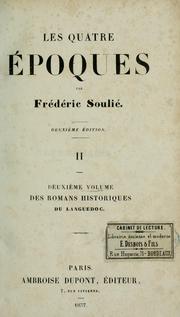 Cover of: Les quatre époques