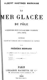 Cover of: La mer glacée du pôle by Markham, Albert Hastings Sir