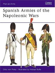 Cover of: Spanish armies of the Napoleonic Wars | Otto von Pivka