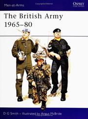 Cover of: The British Army, 1965-80: combat and service dress