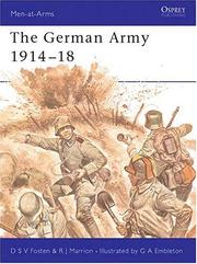Cover of: The German Army 1914-18 by Donald Fosten