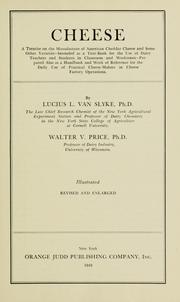 Cover of: Cheese by Lucius L. Van Slyke