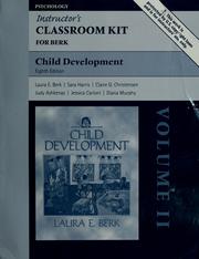 Cover of: Child development by Laura E. Berk, Laura E. Berk