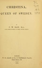 Cover of: Christina, queen of Sweden