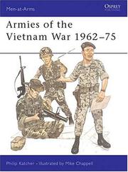 Cover of: Armies of the Vietnam War, 1962-75 by Philip R. N. Katcher