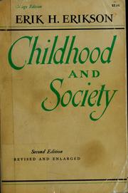 Cover of: Childhood and society. by Erik H. Erikson