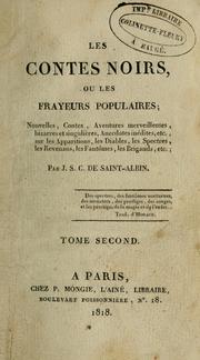 Cover of: Les contes noirs by J.-A.-S Collin de Plancy
