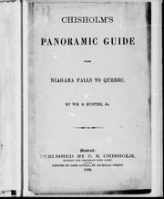 Cover of: Chisholm's panoramic guide from Niagara Falls to Quebec