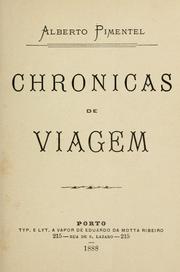 Cover of: Chronicas de viagem.