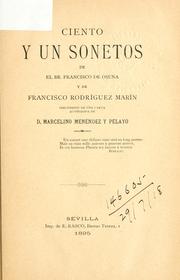 Ciento y un sonetos by Francisco Rodríguez Marín