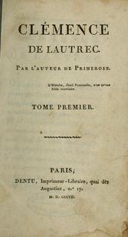 Cover of: Clémence de Lautrec