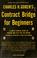 Cover of: Charles H. Goren's Contract bridge for beginners