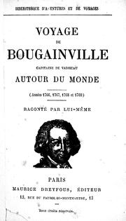 Cover of: Voyage de Bougainville, capitaine de vaisseau, autour du monde: (années 1766, 1767, 1768 et 1769)