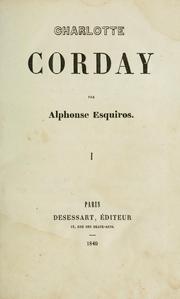 Cover of: Charlotte Corday