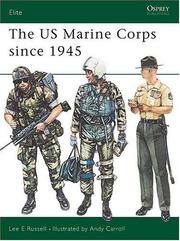 Cover of: The US Marine Corps since 1945