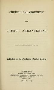 Cover of: Church enlargement and church arrangement.