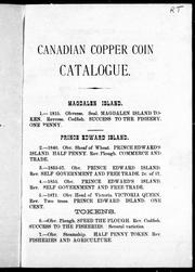 Cover of: Canadian copper coin catalogue