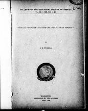 Cover of: Glacial phenomena in the Canadian Yukon district