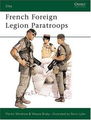 Cover of: French Foreign Legion Paratroops by Martin Windrow