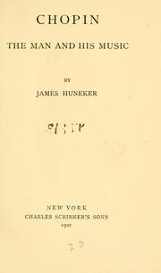 Cover of: Chopin by James Huneker