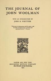 Cover of: The journal of John Woolman by John Woolman