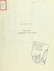 Cover of: Chinatown: Boston 200 neighborhood history series.