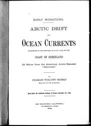 Cover of: Arctic drift and ocean currents: illustrated by the discovery on an ice-floe off the coast of Greenland of relics from the American Arctic steamer "Jeannette"