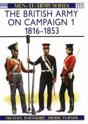 Cover of: The British Army on Campaign (1), 1816-1853