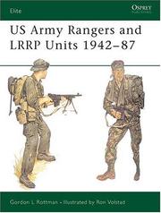 Cover of: US Army Rangers & LRRP Units, 1942-87 | Gordon L. Rottman