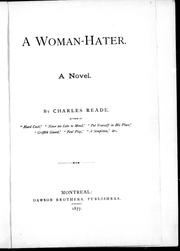 Cover of: A woman-hater by Charles Reade