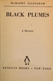 Cover of: Black Plumes: A Mystery
