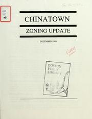 Cover of: Chinatown zoning update. by Boston Redevelopment Authority