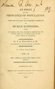 an essay on the principle of population thomas malthus