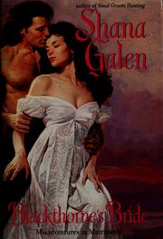 Cover of: Blackthorne's bride by Shana Galen