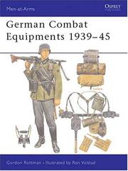 Cover of: German Combat Equipment 1939-45