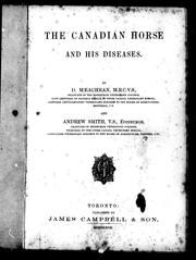 Cover of: The Canadian horse and his diseases by D. McEachran